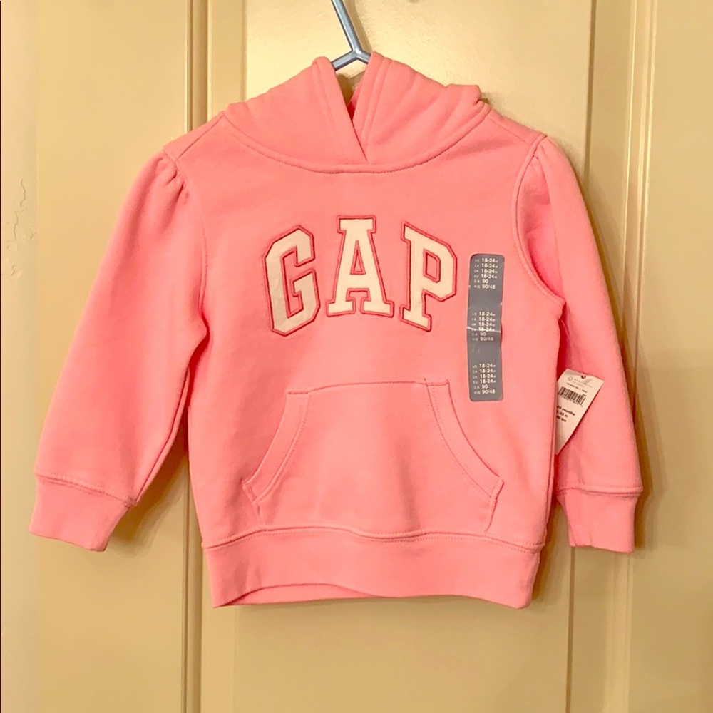 GAP Pink hooded sweatshirt